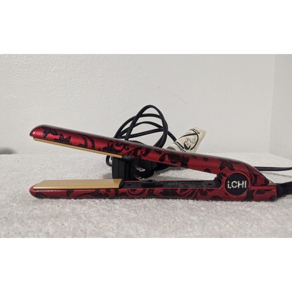 Farouk Systems i.CHI GF1413 Ceramic Hair Styling Iron Red Roses Works